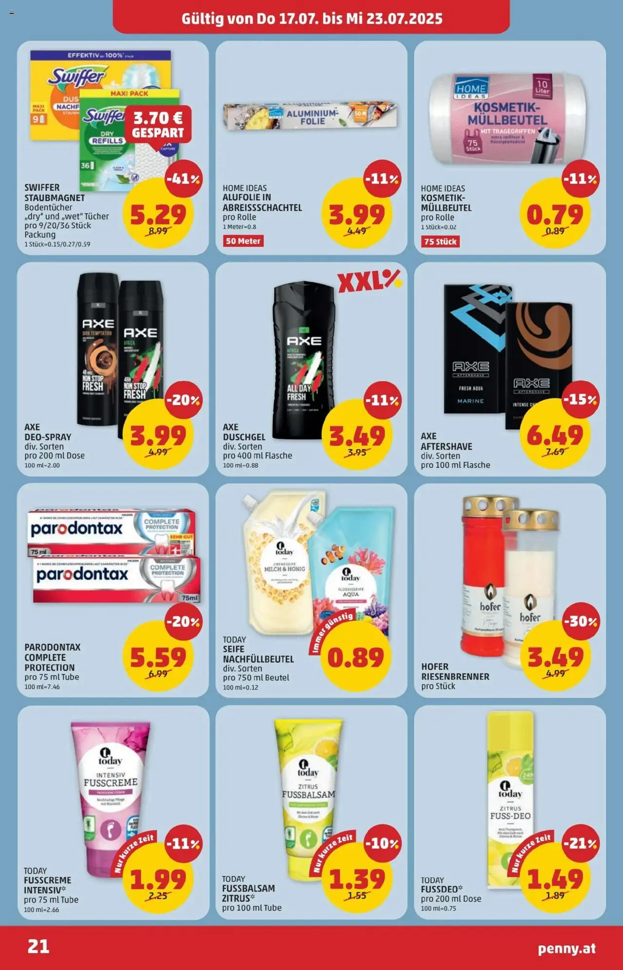 Penny Markt Flugblatt - Seite 21- gültig ab 17.07.2025