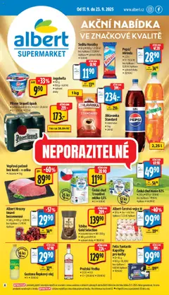 Náhled Albert leták - Supermarket platný od 17.09.2025