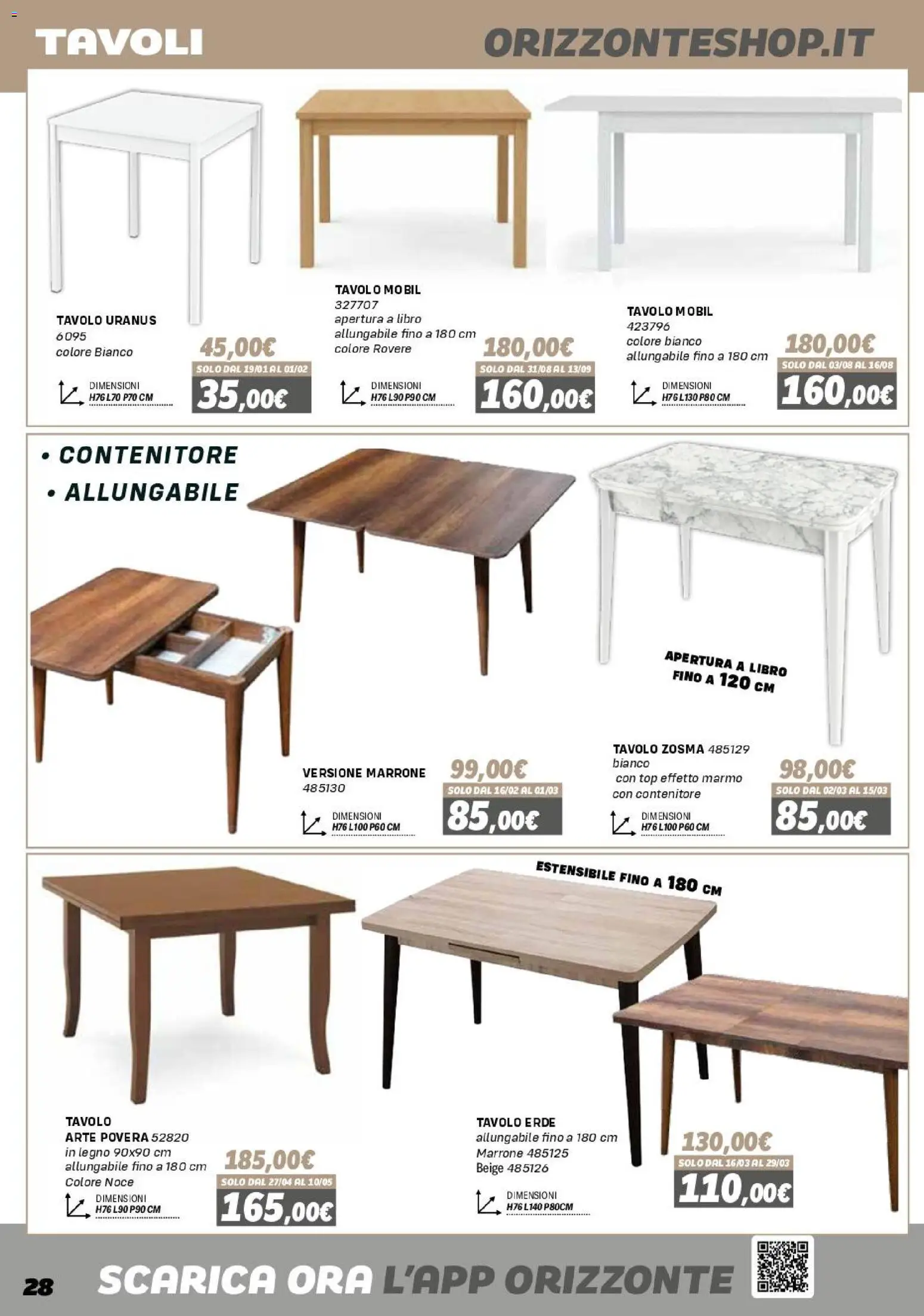 Orizzonte Mobile catalogo - pagina 28 - valido dal 16/01/2026