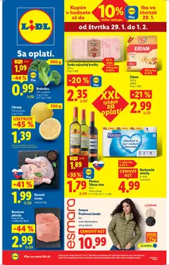 Lidl leták platný od 29.01.2026