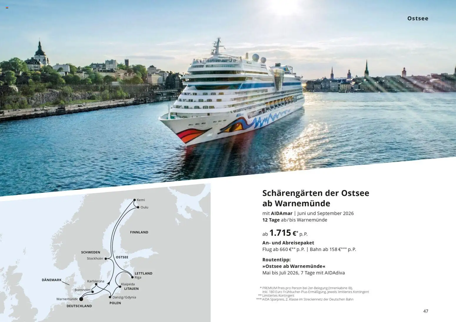 Aida AIDAselection - Seite 47 - gültig ab 01.04.2026