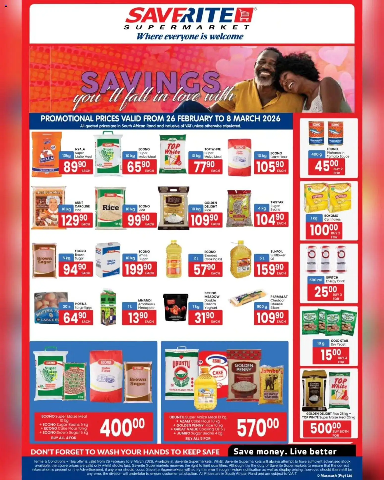 Saverite Specials - page 1- valid from 26/02/2026