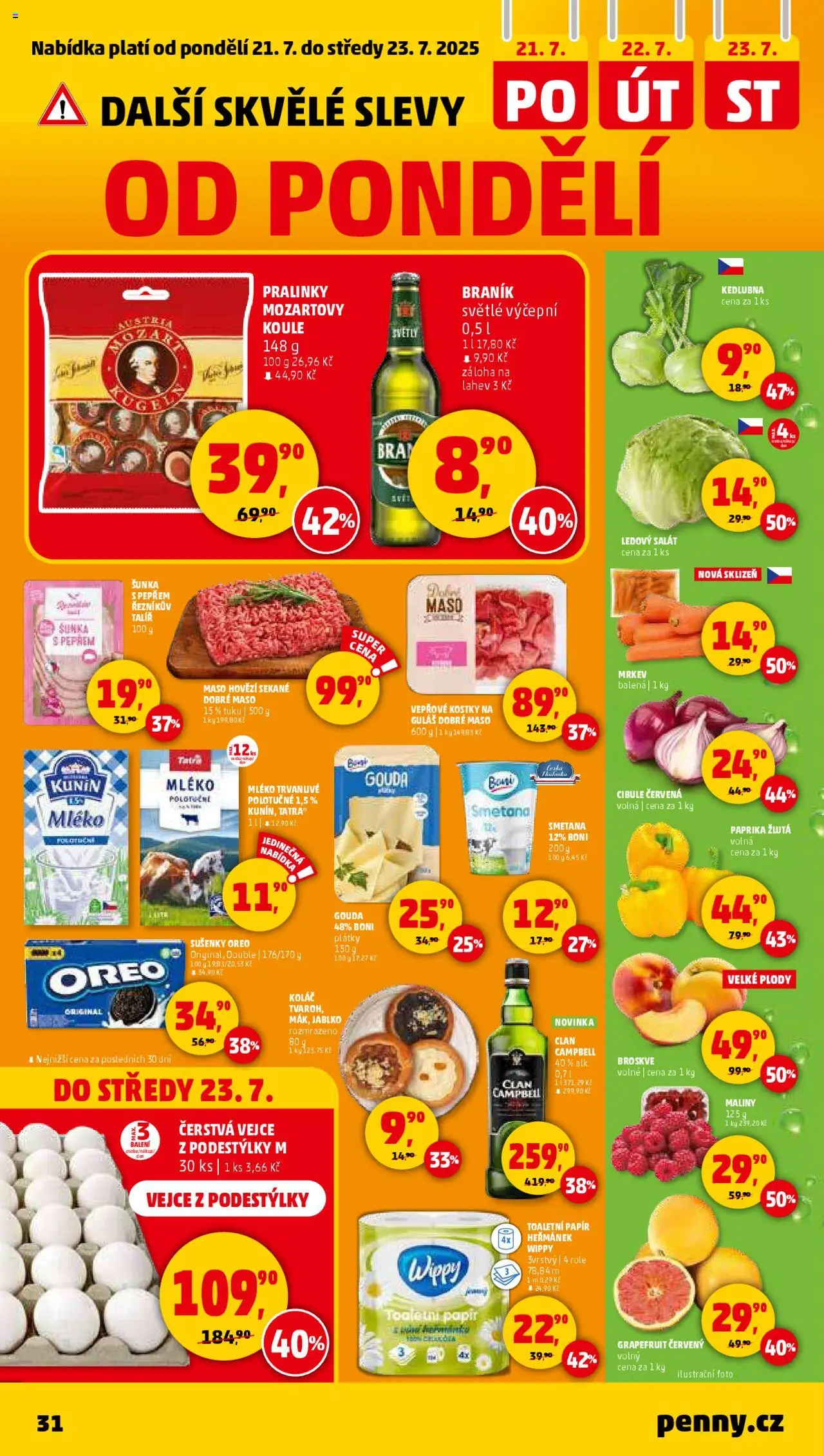 Penny Market leták - Čtvrtečník - strana 31- platný od 17.07.2025