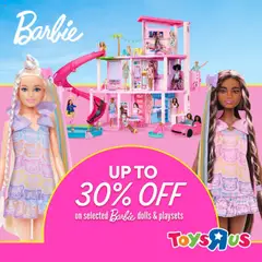 Preview Toys R Us Barbie Promotion valid from 15/09/2025