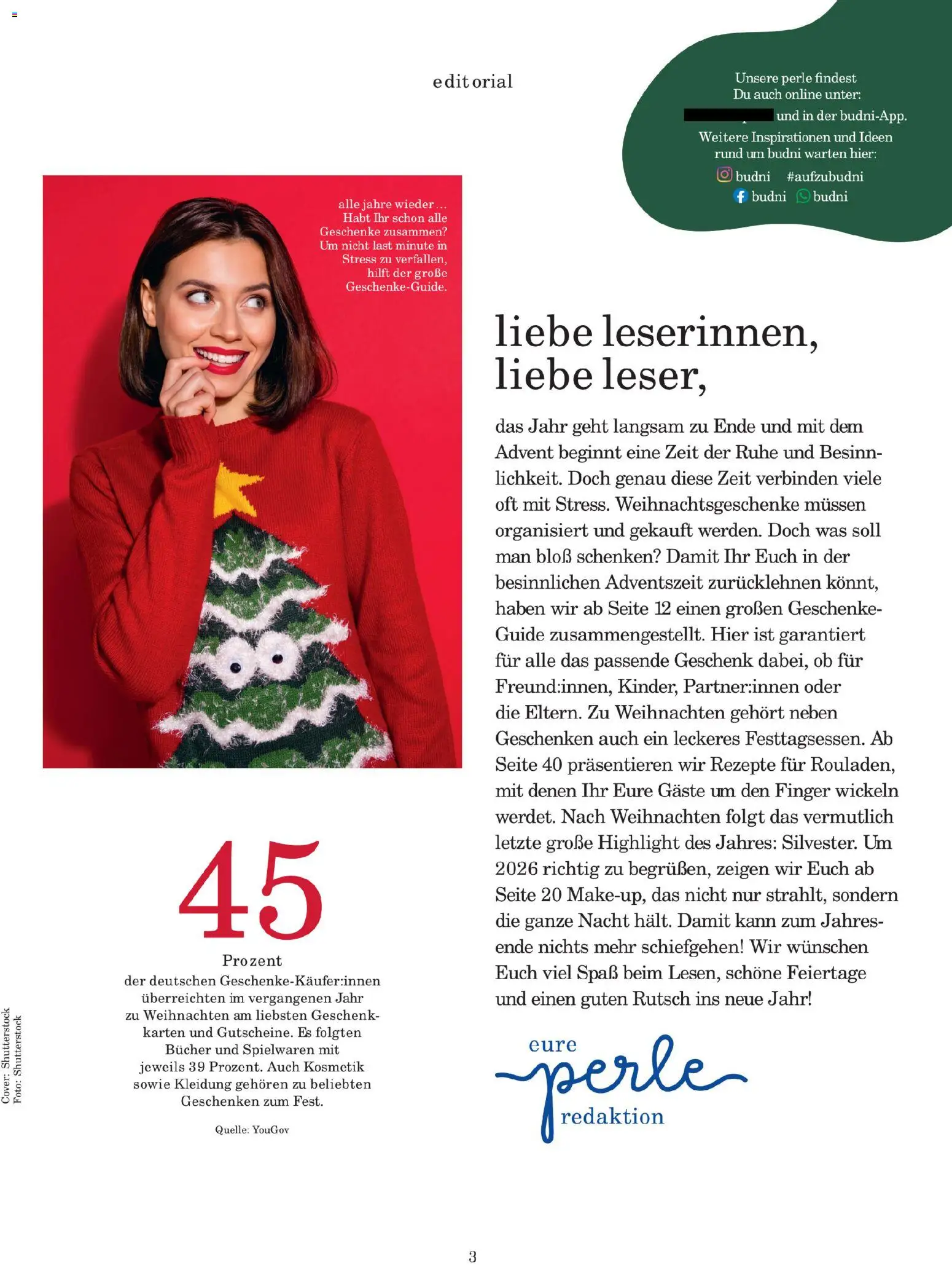 Budni Perle Magazin 06/25 - Seite 3 - gültig ab 01.11.2025
