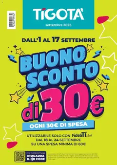 Anteprima Volantino Tigotà	 valida dal 01/09/2025