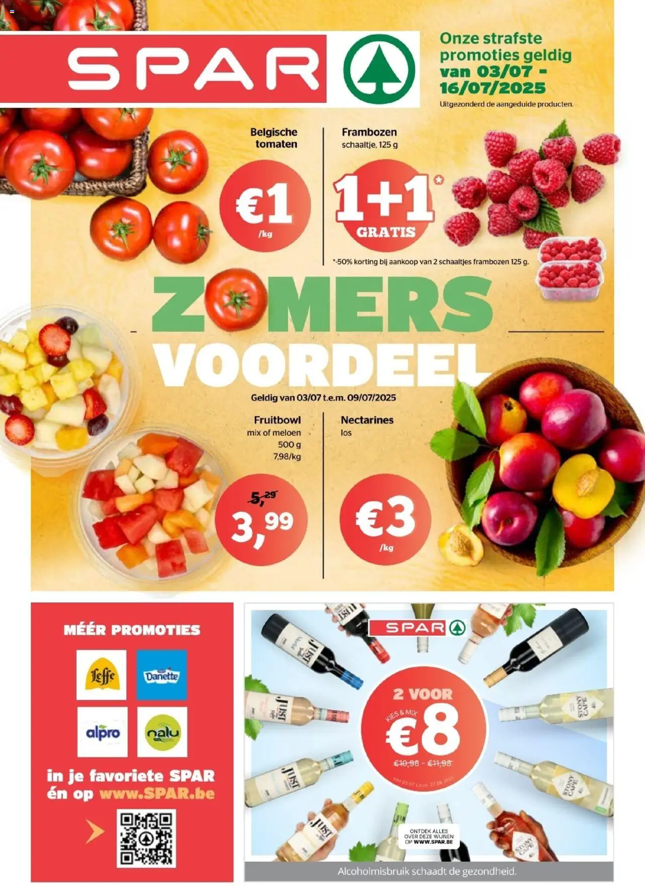 Spar - Folder week 27 - 28 - pagina 1- geldig vanaf 03/07/2025