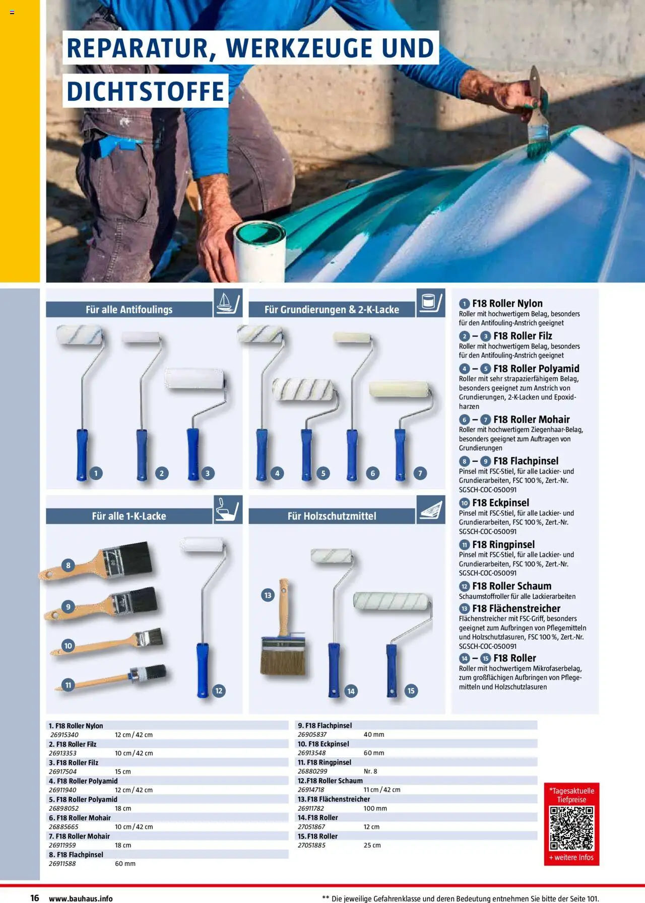 Bauhaus Nautic Katalog / Der Wassersport-Ausrüster 2025 - Seite 16 - gültig ab 20.01.2025