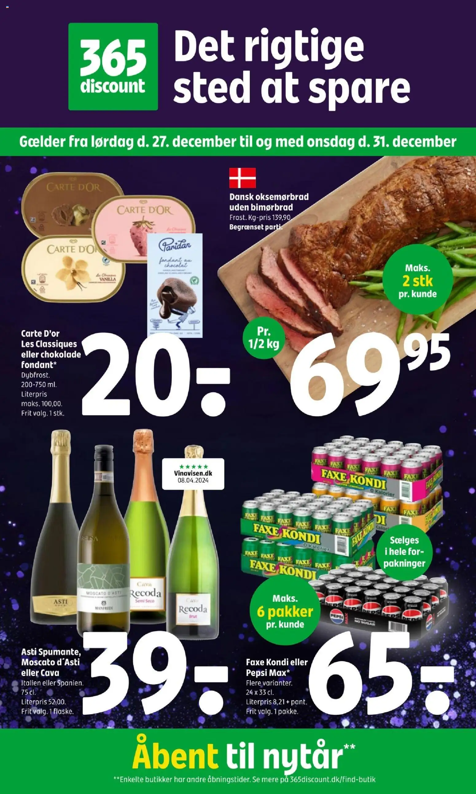 Coop 365 - Tilbudsavis - side 1- gyldig fra 27/12/2025