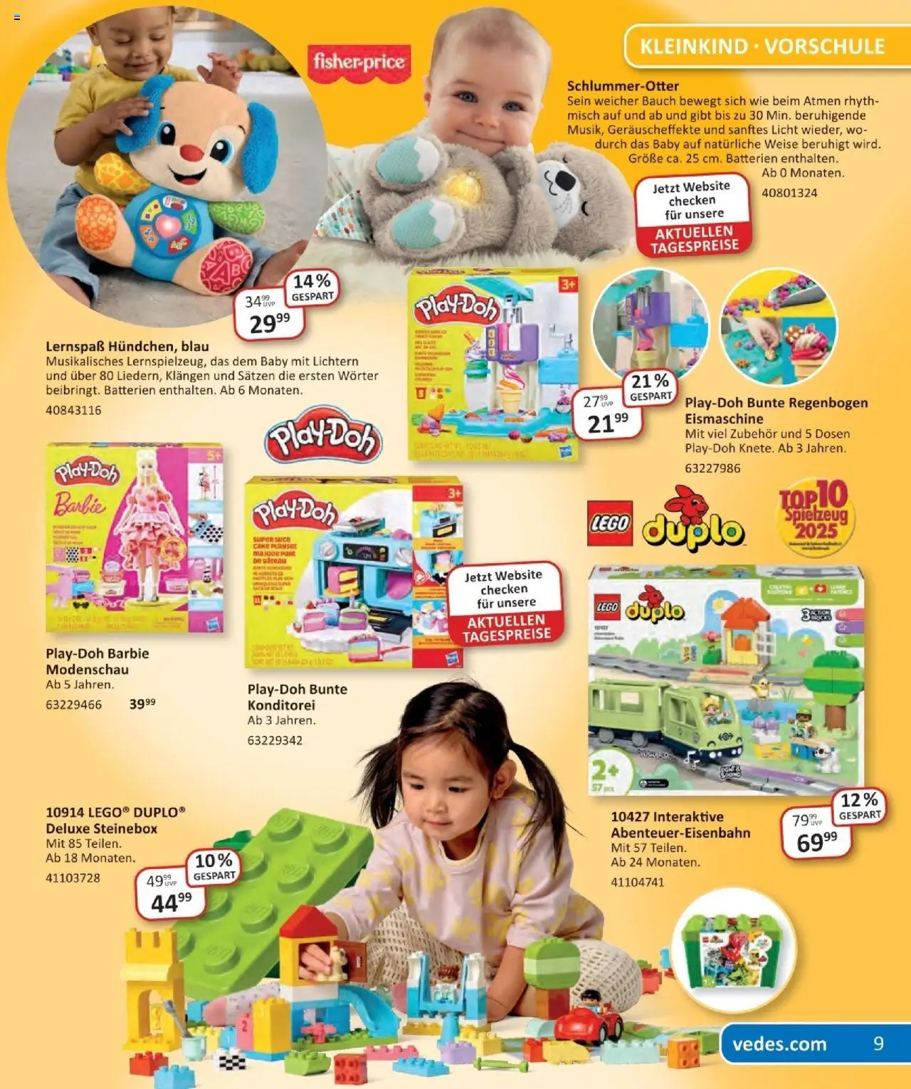 Vedes  Das kleine große Buch der Wünsche  - Seite 9 - gültig ab 15.10.2025