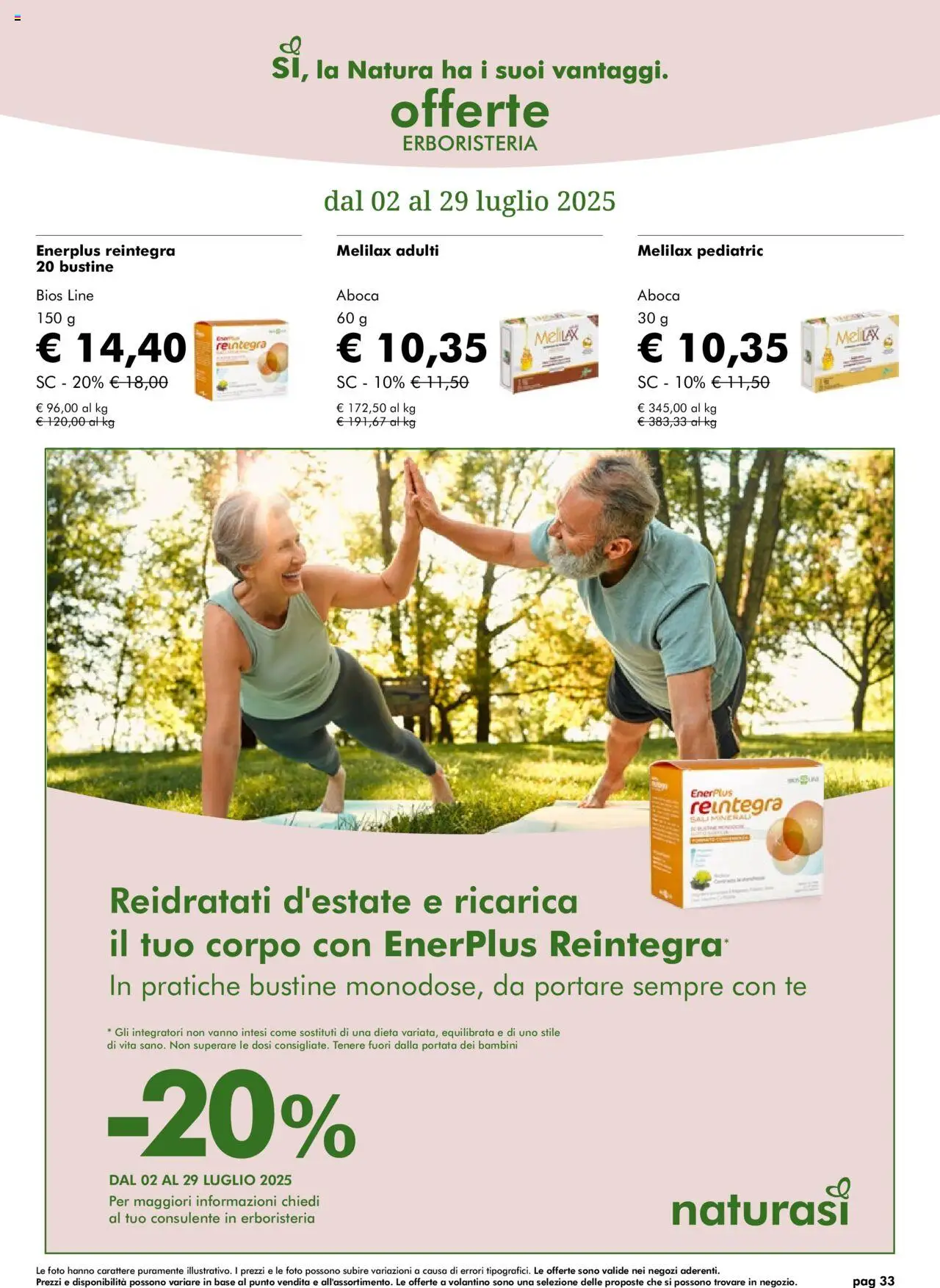Volantino Natura Sì	 - pagina 33 - valido dal 02/07/2025