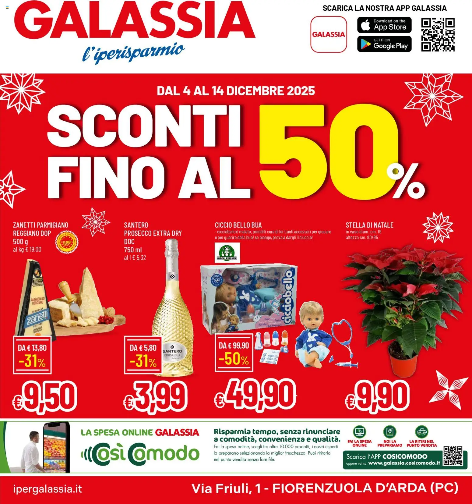 Volantino Galassia	 - pagina 1 - valido dal 04/12/2025