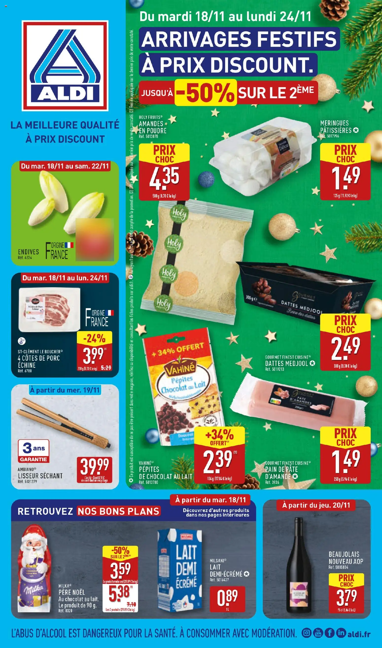 Aldi - Catalogue de la semaine 47 - page 1 - valable à partir du 18/11/2025