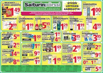 Esikatselu Saiturinpörssi tarjoukset voimassa alkaen 23/10/2025