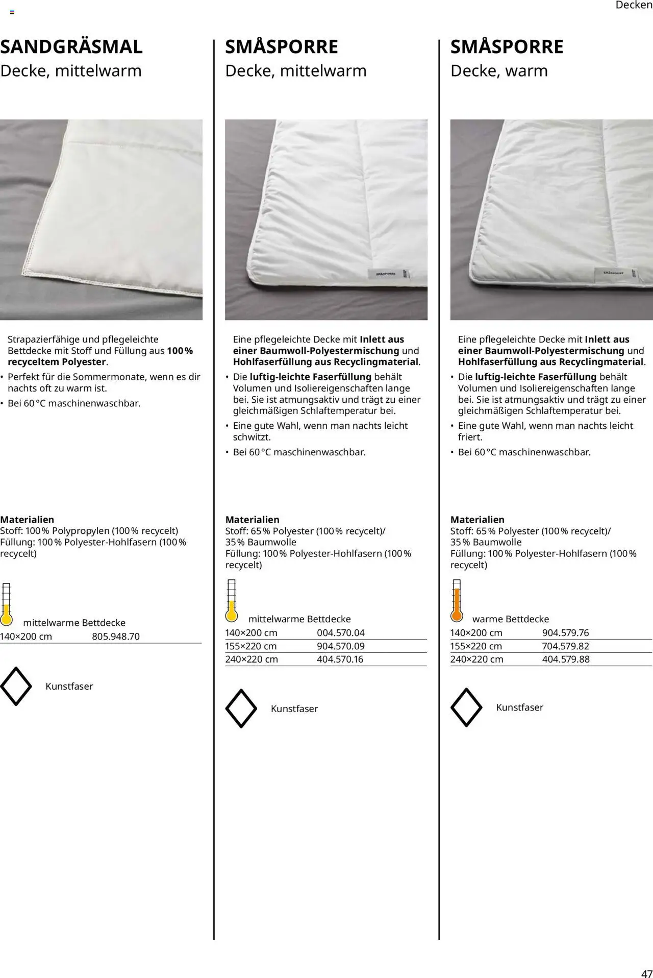 Ikea Prospekt  Schlafkomfort	 - Seite 47 - gültig ab 30.09.2025