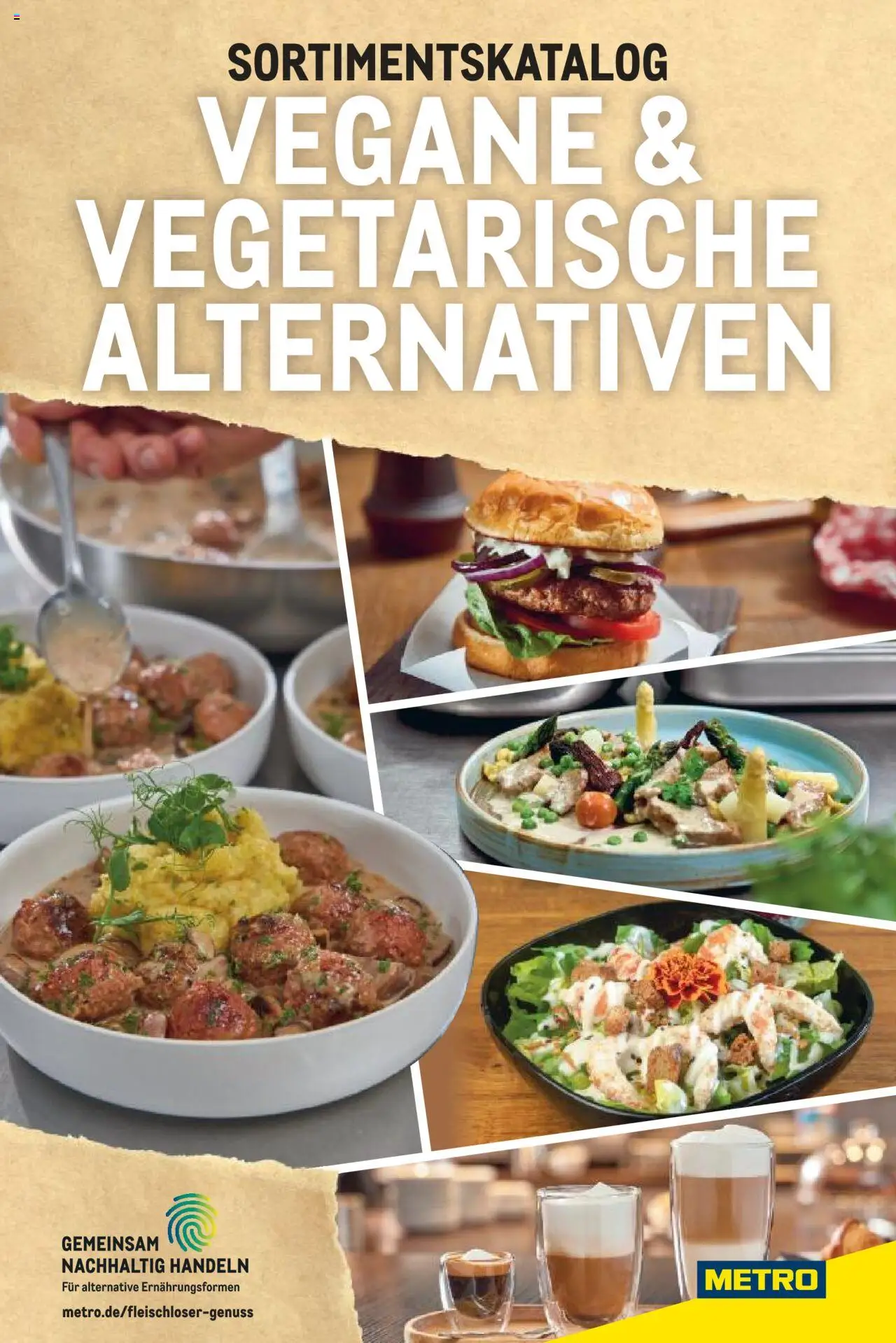 Metro Sortimentskatalog Vegane & Vegetarische Alternativen - Seite 1 - gültig ab 22.08.2024