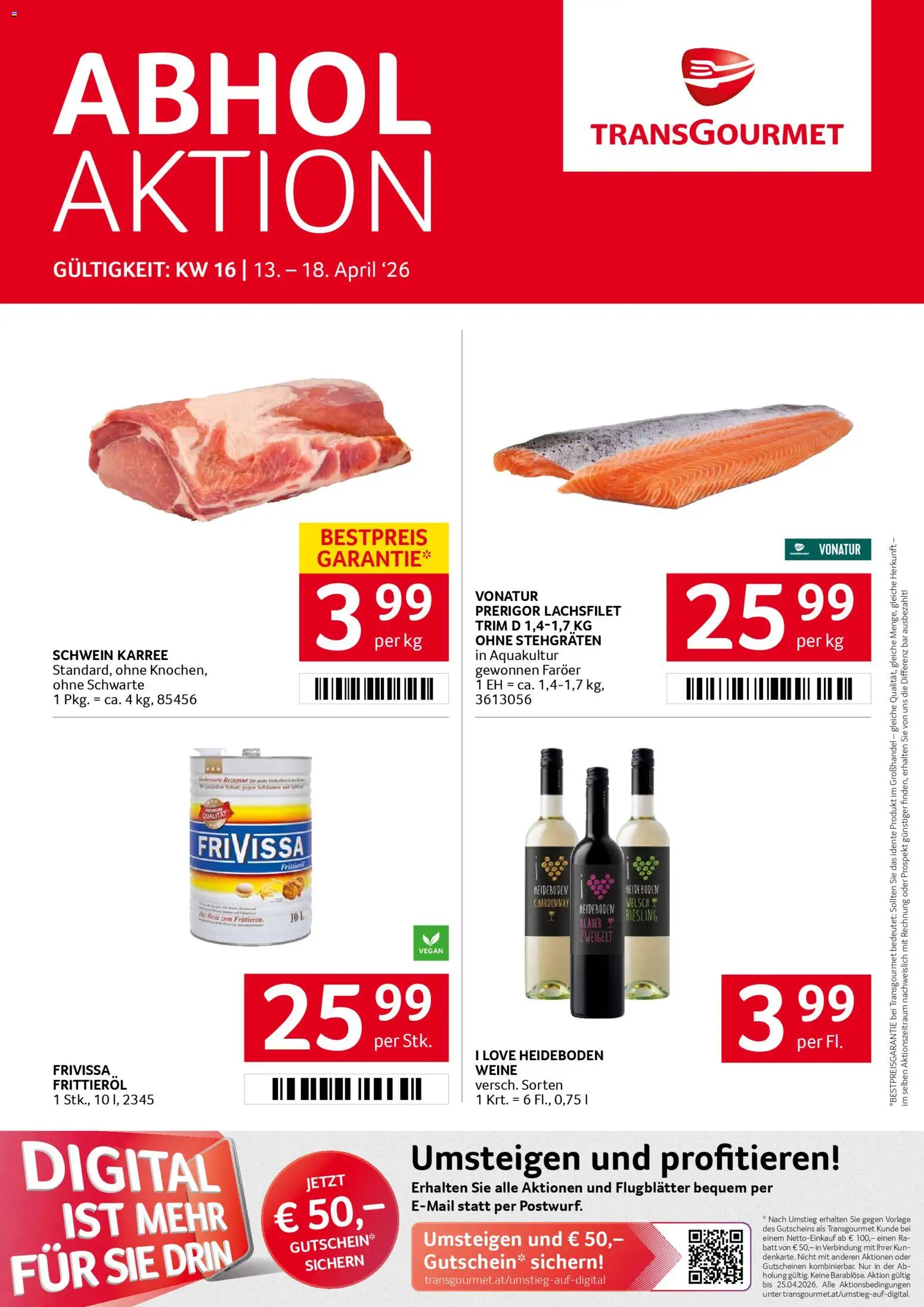 Transgourmet Flugblatt - Seite 1- gültig ab 13.04.2026