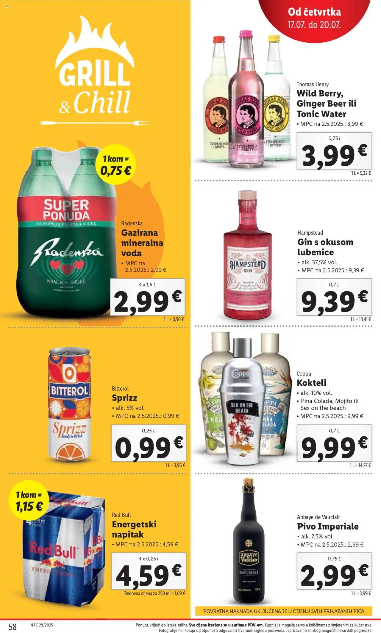 Katalog Lidl - stranica 58- važeći od 14.07.2025