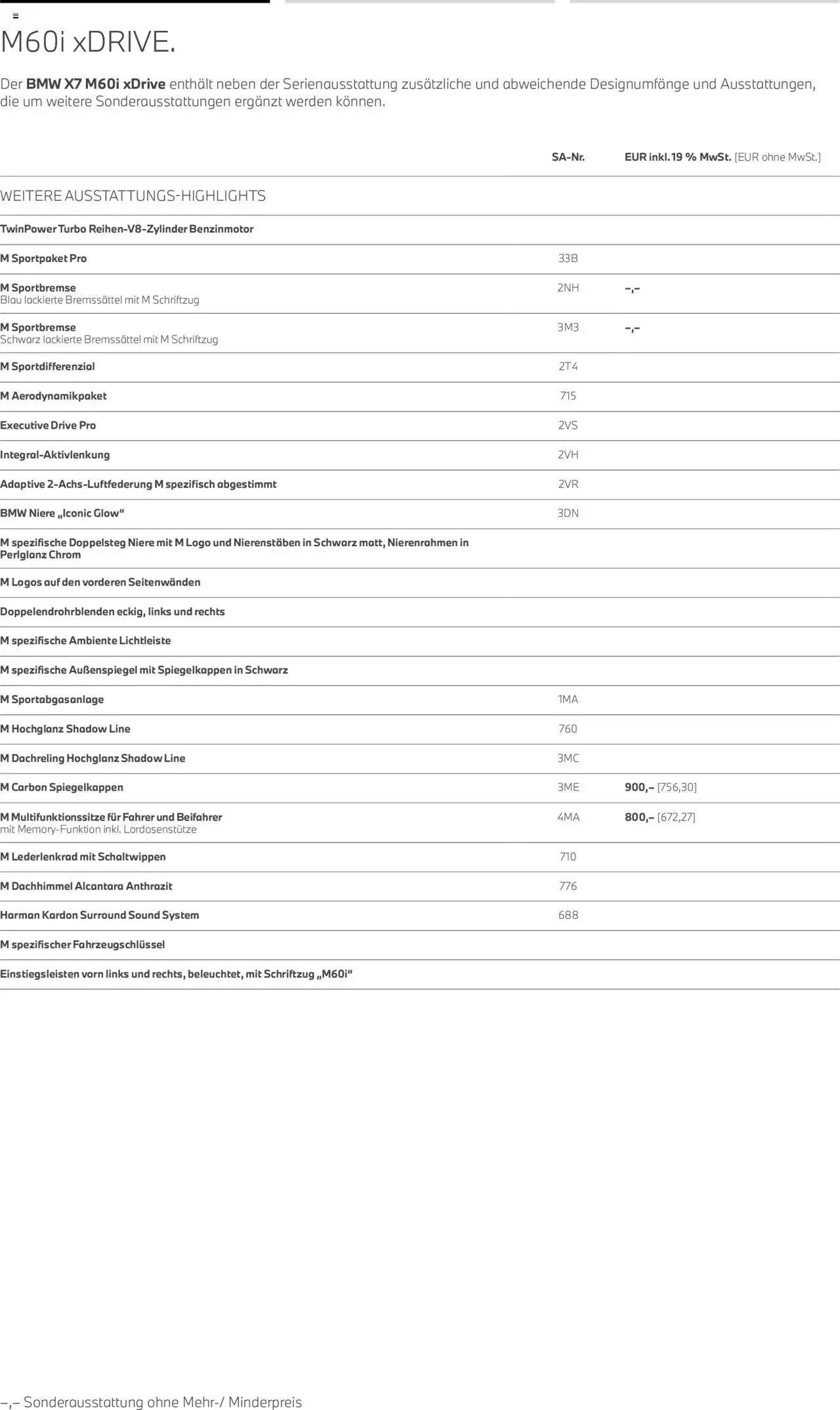 BMW X7 - Seite 12 - gültig ab 01.08.2025