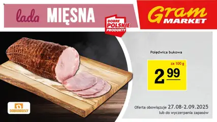 Podgląd Gram Market Gazetka - Lada Mięsna ważny od 27.08.2025