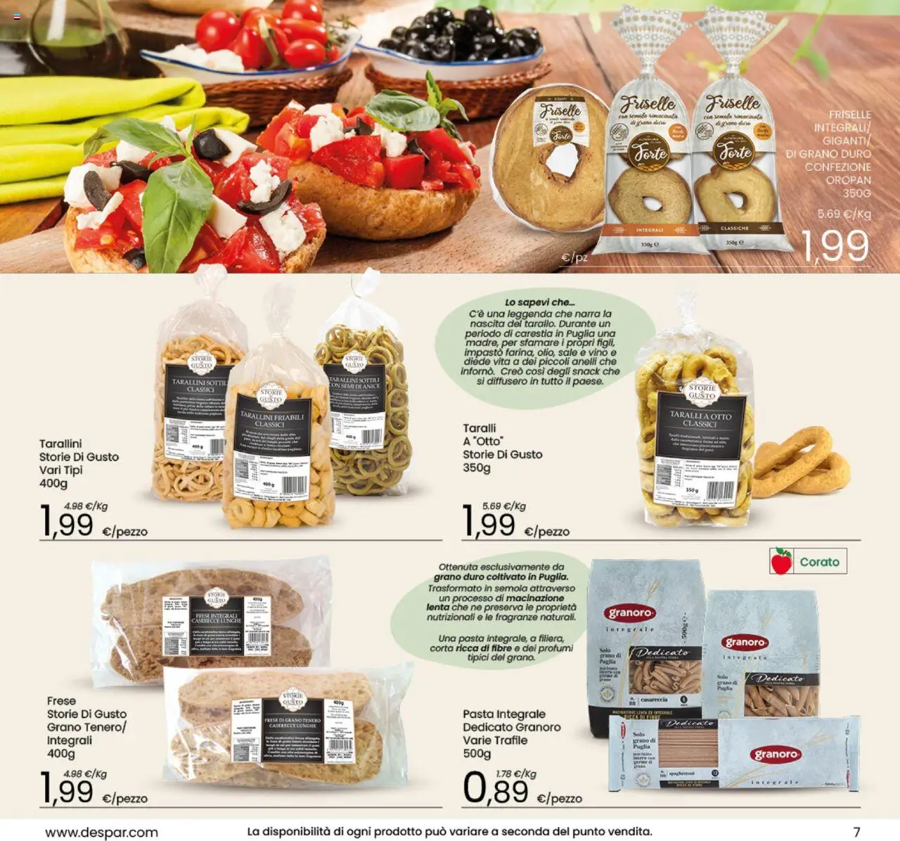 Eurospar Sapori catalogo - pagina 7 - valido dal 15/07/2025