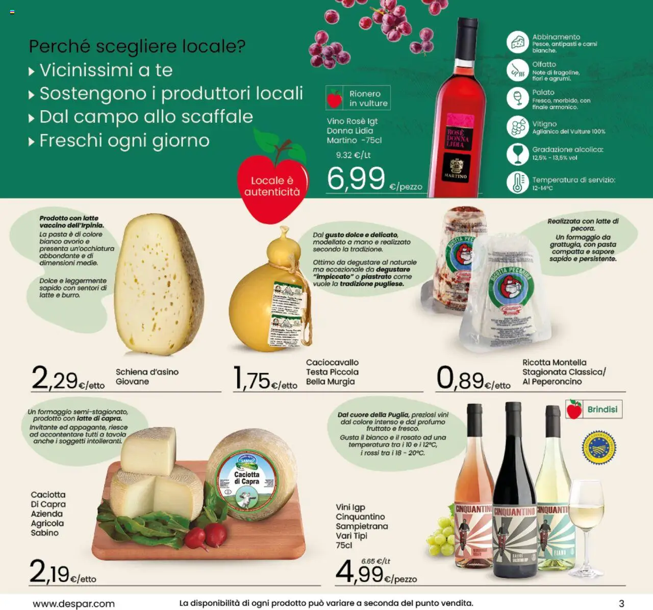 Eurospar Sapori catalogo - pagina 3 - valido dal 15/07/2025