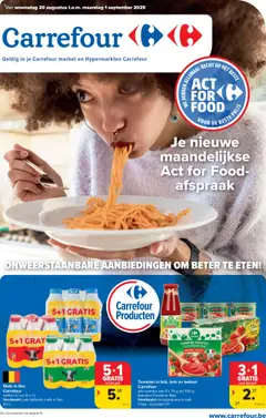 Carrefour - Act For Food Special geldig vanaf 20/08/2025