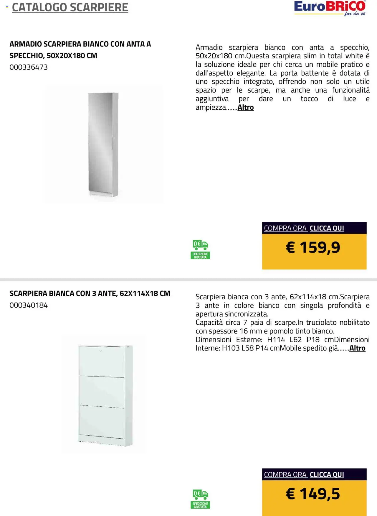 Eurobrico Scarpiere catalogo - pagina 8 - valido dal 23/07/2025