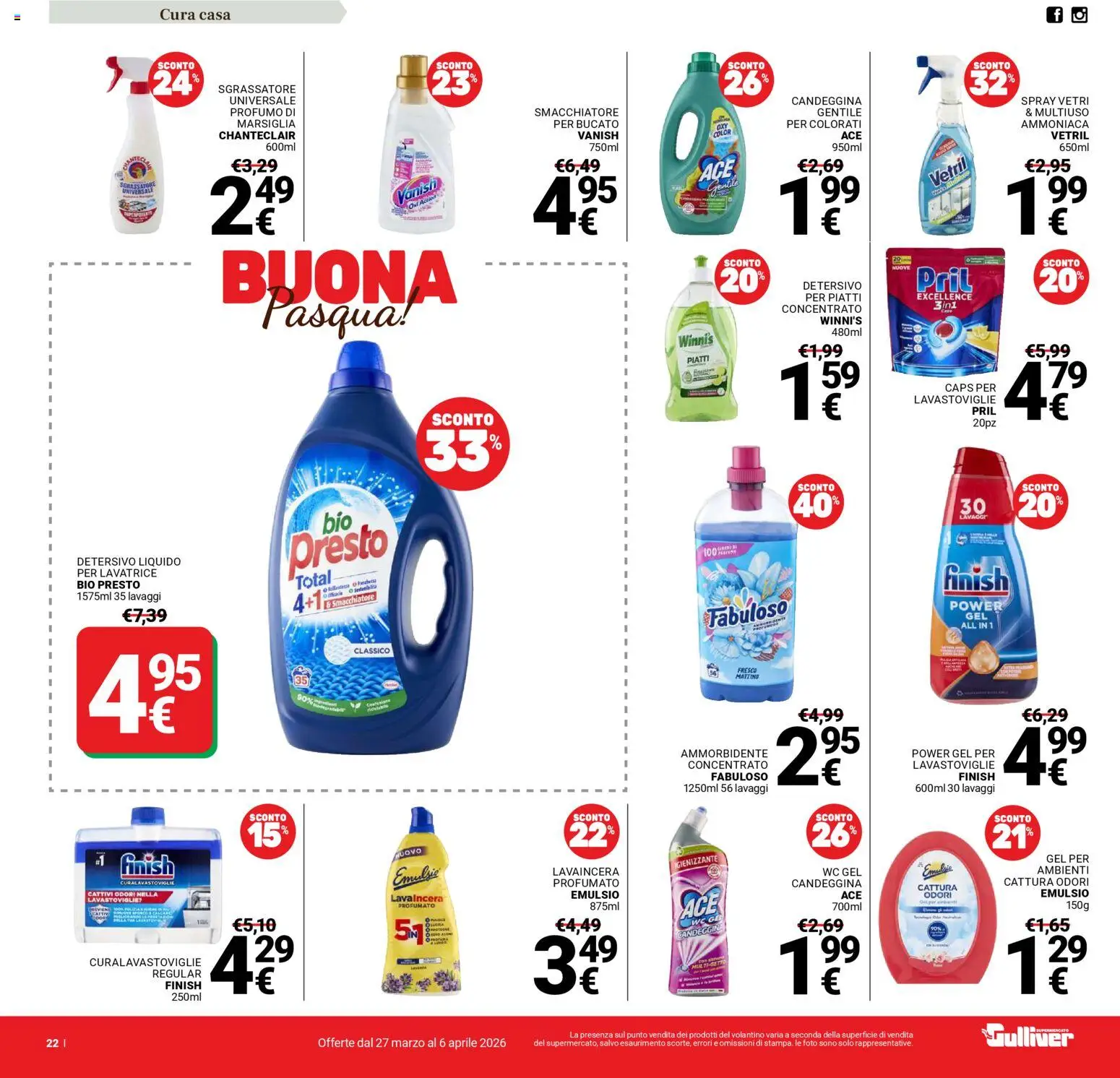 Gulliver volantino - pagina 22 - valido dal 27/03/2026