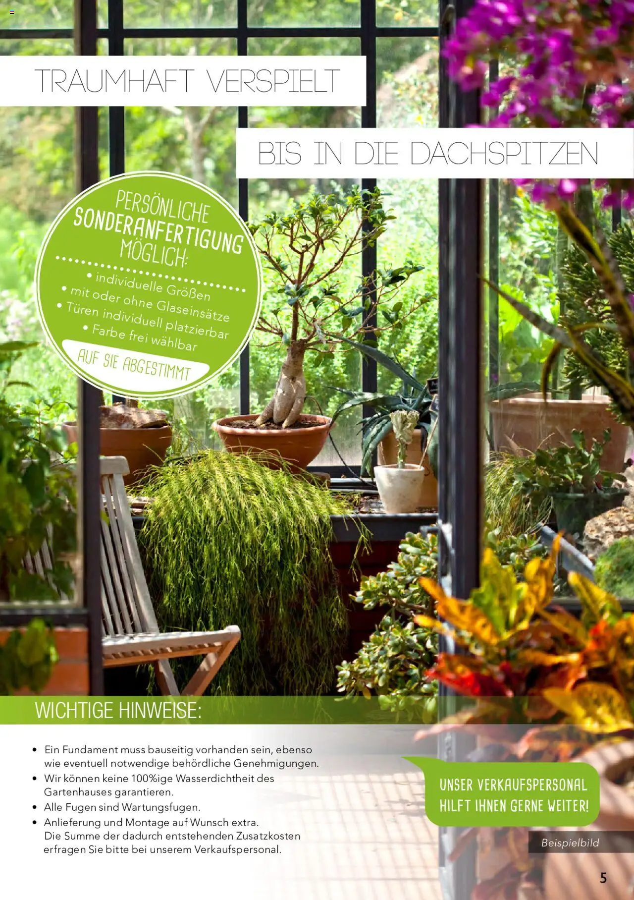 Rahaus Prospekt Gartenhäuser - Seite 5 - gültig ab 01.09.2022