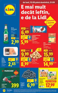 Catalog Lidl valabil de la 15.09.2025