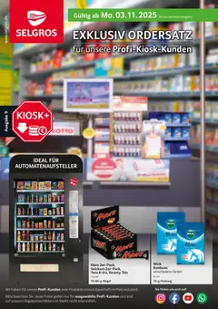 Vorschau Selgros Odersatz gültig ab 03.11.2025