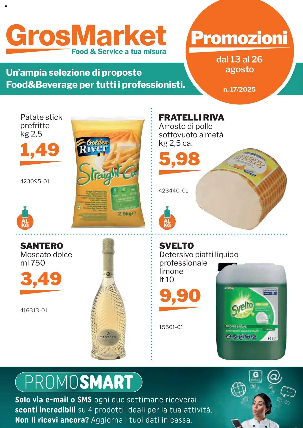 Volantino Sogegross	 - pagina 1 - valido dal 13/08/2025