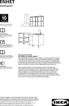 Vorschau Ikea ENHET Küchensystem gültig ab 02.01.2026