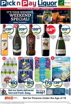 Preview Pick n Pay - Liquor Weekend Specials valid from 30/01/2026