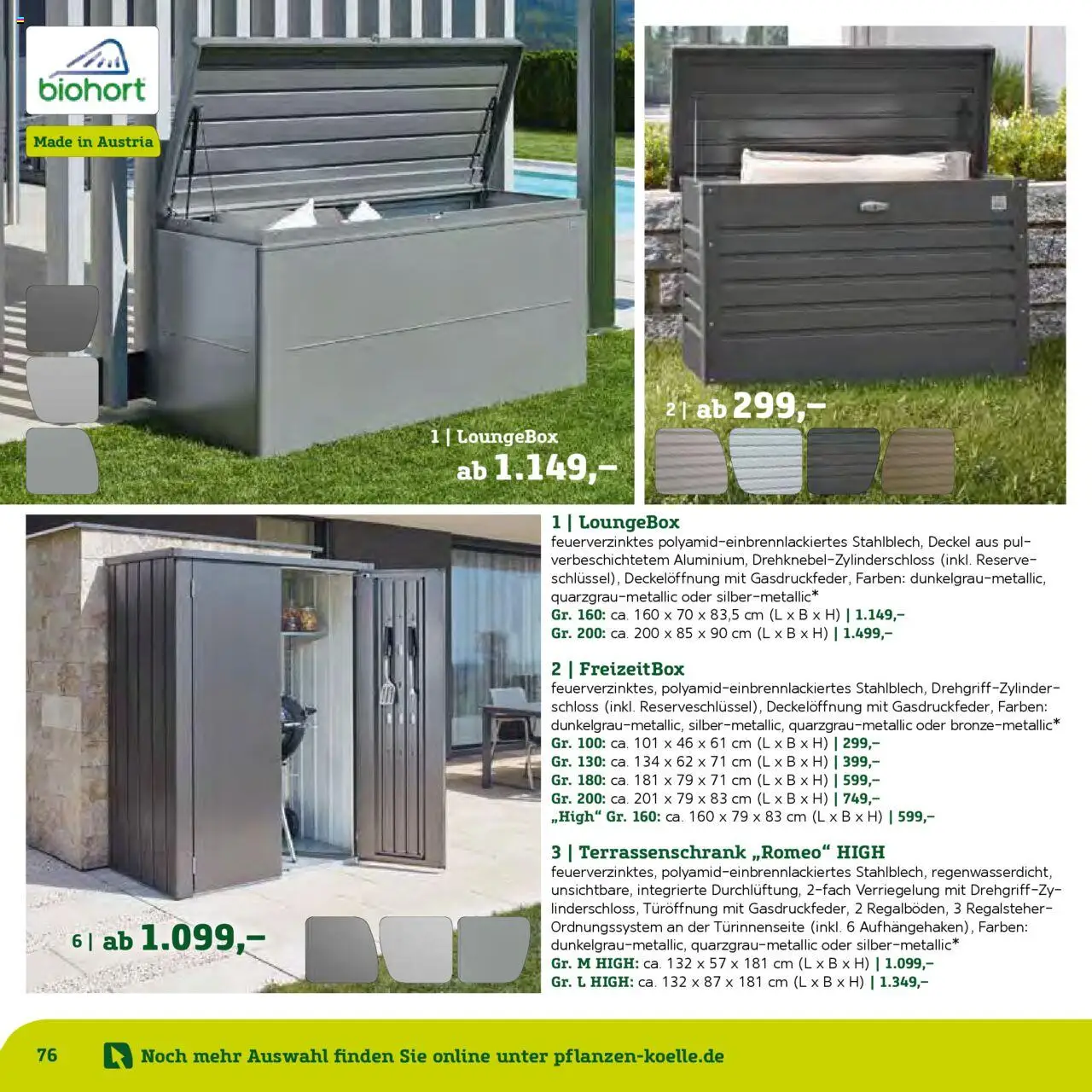 Pflanzen-Kölle Gartenmöbel Katalog 2025 - Seite 76 - gültig ab 22.01.2025