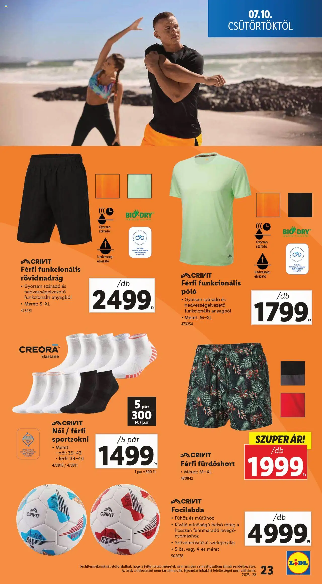 Lidl Akciós újság - 23oldal - érvényes 2025.07.10.-tól
