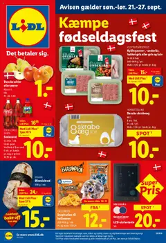 Forhåndsvisning Lidl - Tilbudsavis gyldig fra 21/09/2025