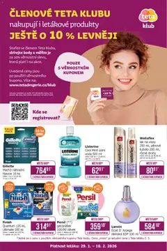 Náhled TETA Drogerie leták - Klub platný od 29.01.2026