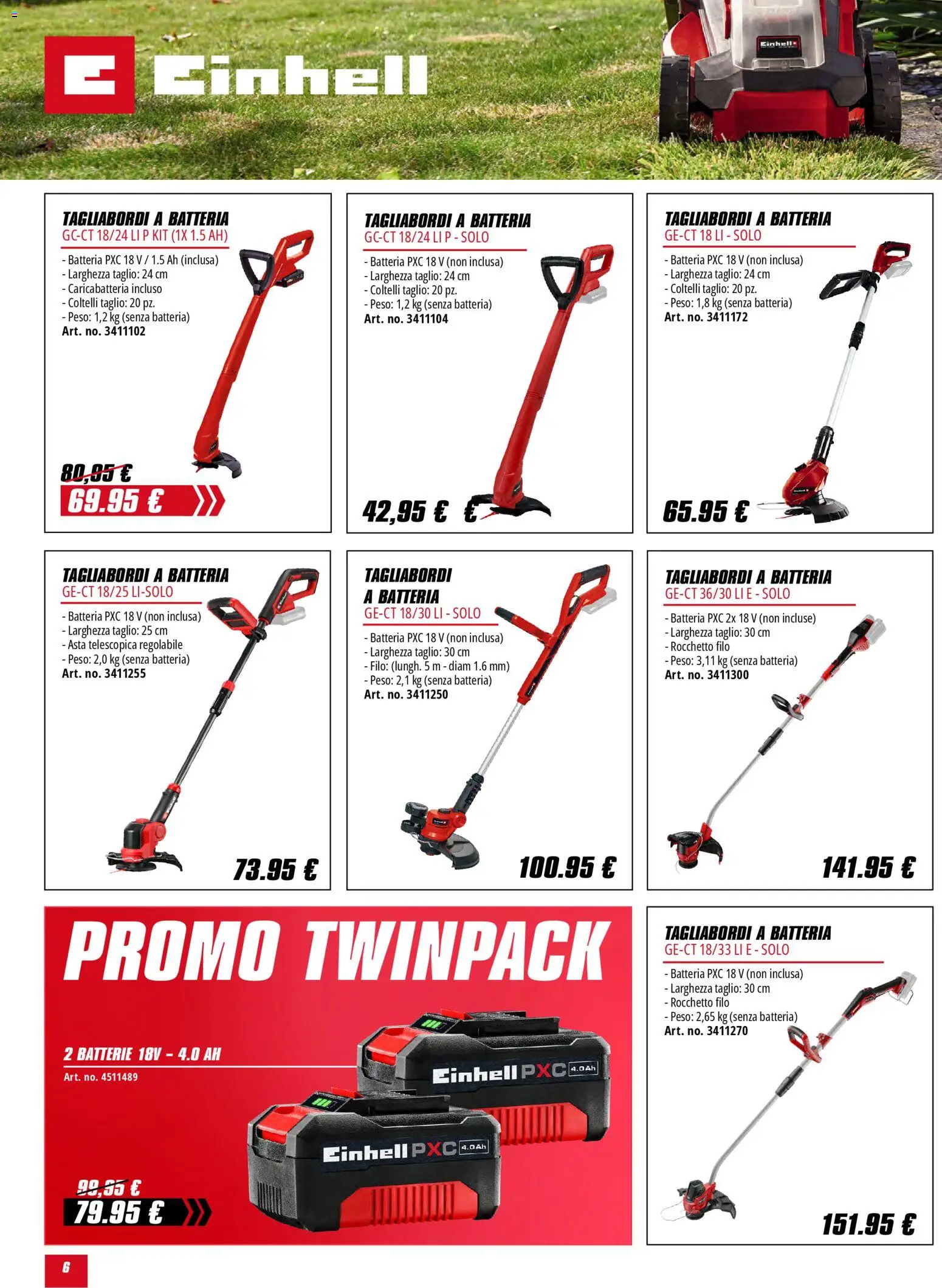 Volantino Einhell	 - pagina 6 - valido dal 02/02/2026