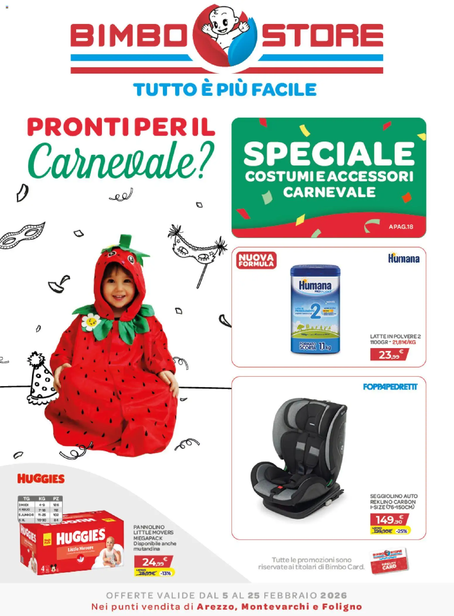Volantino Bimbo store	 - pagina 1 - valido dal 05/02/2026