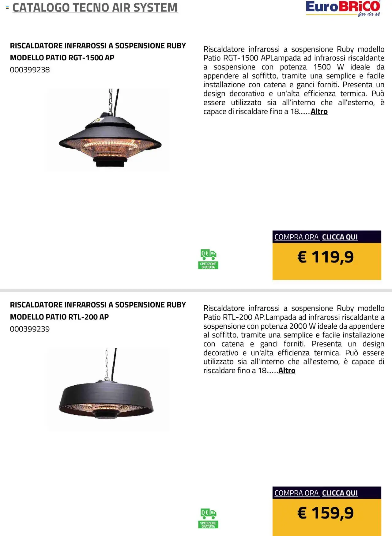 Eurobrico Tecno Air System catalogo - pagina 45 - valido dal 23/07/2025