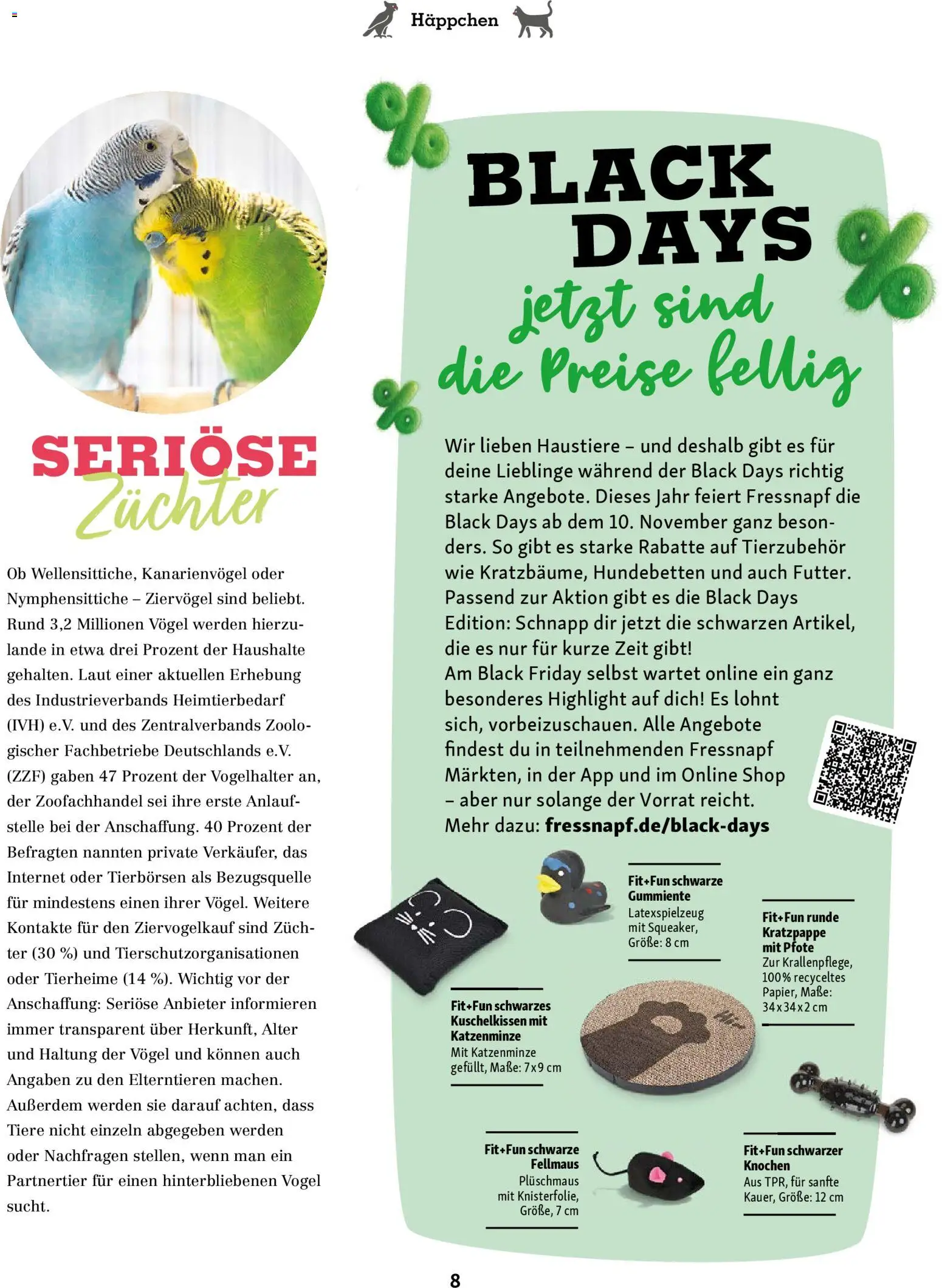 Fressnapf Friends Magazin - Seite 8 - gültig ab 01.11.2025