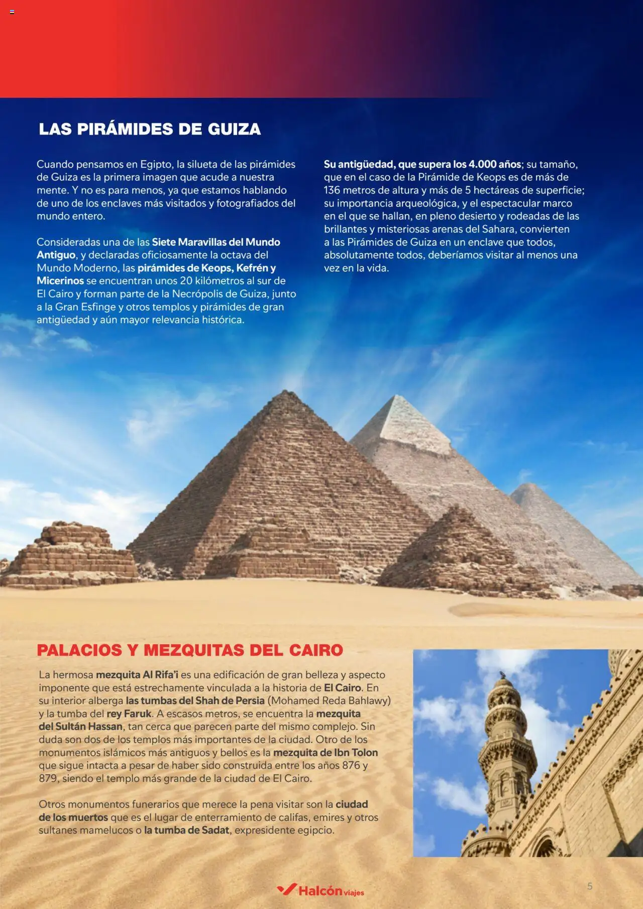 Halcón Viajes Egipto - Página de 5 - Válido desde 15/04/2024