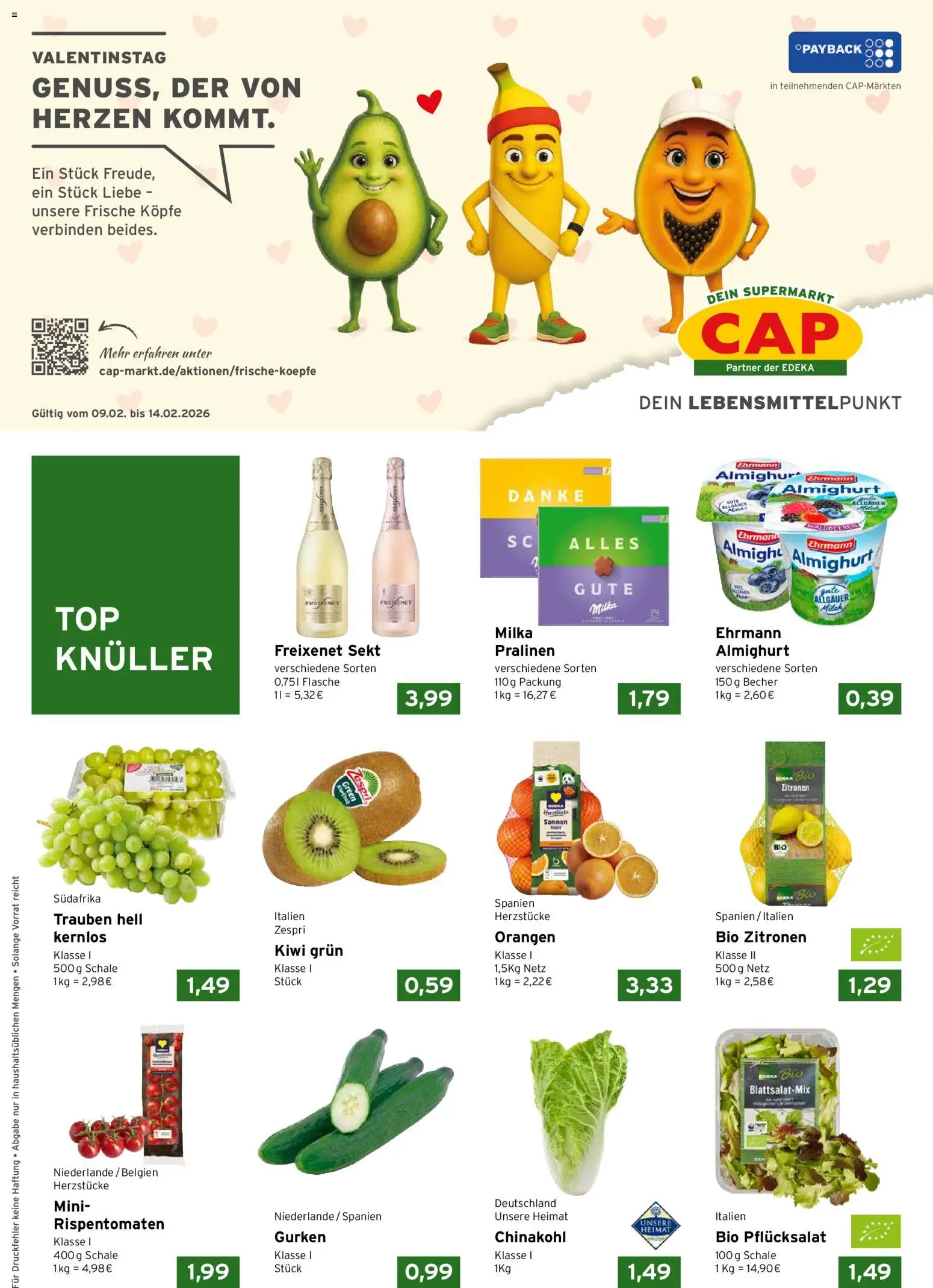 CAP Markt Prospekt - Seite 1 - gültig ab 09.02.2026