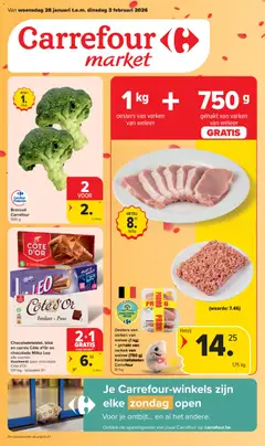 Carrefour market folder week 5 geldig vanaf 28/01/2026