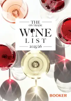Booker Wholesale - Wine List 2025 valid from 07/07/2025