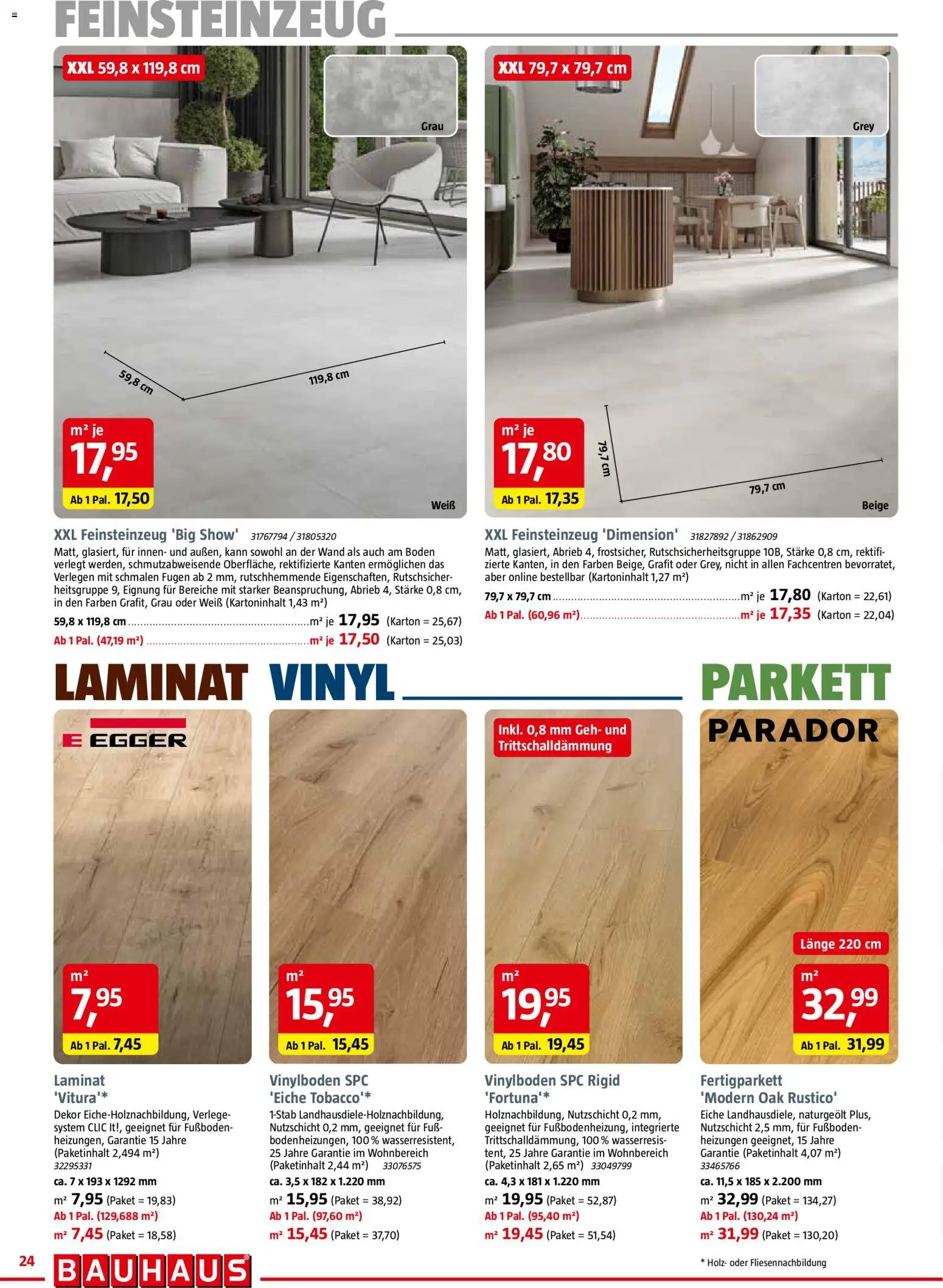 Bauhaus Prospekt 	 - Seite 24 - gültig ab 28.02.2026