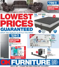 Preview OK Furniture - RSA Specials valid from 21/07/2025