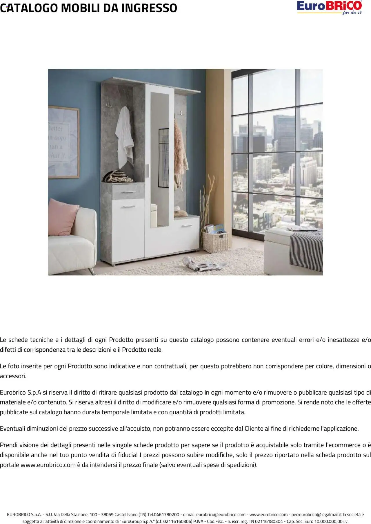 Eurobrico Mobili da ingresso catalogo - pagina 7 - valido dal 23/07/2025